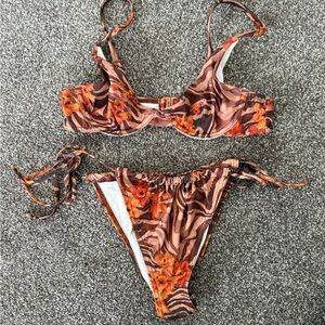 ASOS Floral Print Bikini Set